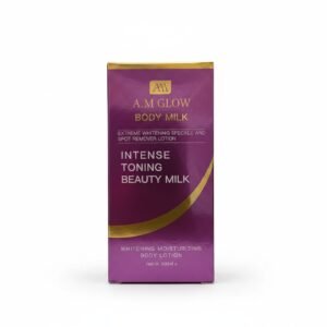 A.M Glow Intense Toning Beauty Milk – 300ml — skincare available at Kendera Skincare & Cosmetics, Enugu