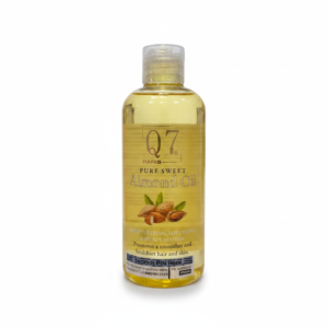 Q7 Paris Pure Sweet Almond Oil — skincare available at Kendera Skincare & Cosmetics, Enugu