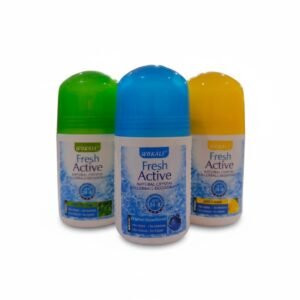 Wokali Fresh Active Natural Crystal Rollerball Deodorant — skincare available at Kendera Skincare & Cosmetics, Enugu