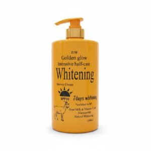 C/M Golden Glow Intensive Half-Cast Whitening Shower Cream – 1000ml — skincare available at Kendera Skincare & Cosmetics, Enugu