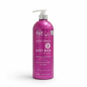 Glow Half Cast Extra Fairness Body Wash with Turmeric – 1200ml — skincare available at Kendera Skincare & Cosmetics, Enugu