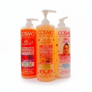 Cosmo Glow White Brightening Shower Gels — skincare available at Kendera Skincare & Cosmetics, Enugu
