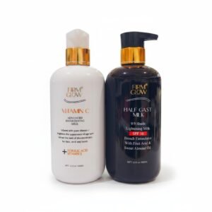 Firm Glow Brightening Milk Collection — 400ml — skincare available at Kendera Skincare & Cosmetics, Enugu