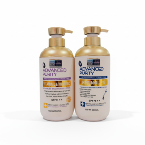 Advanced Purity Vitamin C & Turmeric Advanced Brightening Lotion — 500ml — skincare available at Kendera Skincare & Cosmetics, Enugu