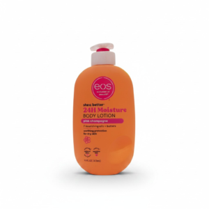 eos Shea Better 24H Moisture Body Lotion — Pink Champagne — 473ml — skincare available at Kendera Skincare & Cosmetics, Enugu
