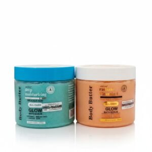 Clini-Tone Body Butter All-Over Glow Bath Scrub Collection — 300g — skincare available at Kendera Skincare & Cosmetics, Enugu