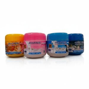 Asantee Salt Spa Scrub Collection — skincare available at Kendera Skincare & Cosmetics, Enugu