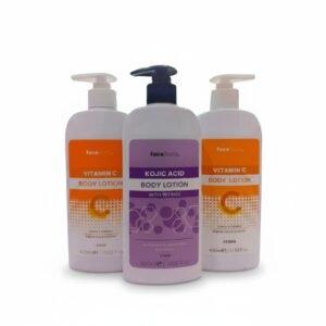 Face Facts Body Lotion Collection — 400ml — skincare available at Kendera Skincare & Cosmetics, Enugu