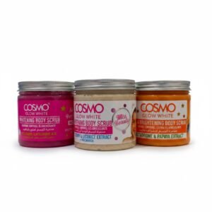 Cosmo Glow White Body Scrub Collection — skincare available at Kendera Skincare & Cosmetics, Enugu