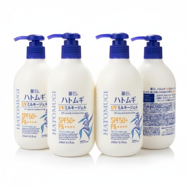 Hatomugi UV Milky Gel SPF 50+ PA++++ — 250ml