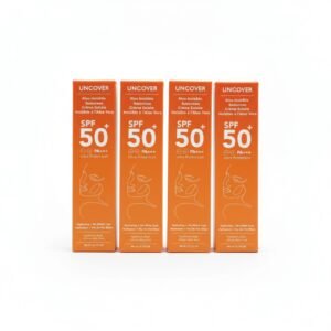 Uncover Aloe Invisible Sunscreen SPF 50+ — 80ml — skincare available at Kendera Skincare & Cosmetics, Enugu