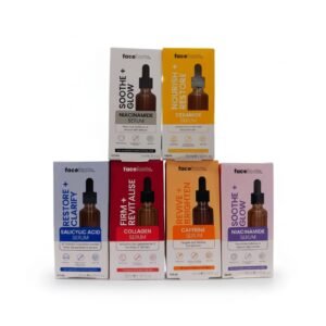 Face Facts Serum Collection — 30ml — skincare available at Kendera Skincare & Cosmetics, Enugu