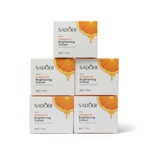 Sadoer Vitamin C Brightening Cream — 50g — skincare available at Kendera Skincare & Cosmetics, Enugu