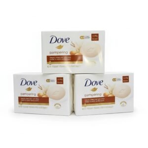 Dove Pampering Beauty Cream Bar — 4 × 90g — soap available at Kendera Skincare & Cosmetics, Enugu