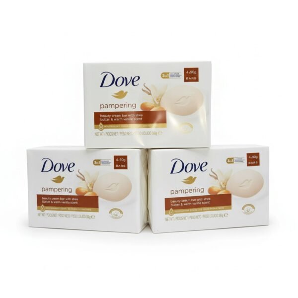 Dove Pampering Beauty Cream Bar — 4 × 90g