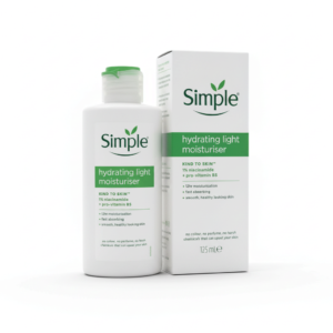 Simple Kind to Skin Hydrating Light Moisturiser — 125ml — skincare available at Kendera Skincare & Cosmetics, Enugu
