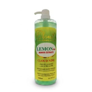 Cloud Nine Lemon Plus Mango Extracts Lightening Shower Cream — 1000ml — skincare available at Kendera Skincare & Cosmetics, Enugu