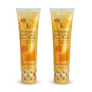 Y6 Whitening Gold Caviar Face Wash — 100g — skincare available at Kendera Skincare & Cosmetics, Enugu