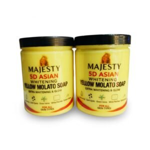 Majesty 5D Asian Whitening Glow Molato Soap — 550g — soap available at Kendera Skincare & Cosmetics, Enugu