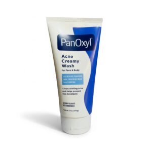 PanOxyl Acne Creamy Wash — 4% — 170g — skincare available at Kendera Skincare & Cosmetics, Enugu
