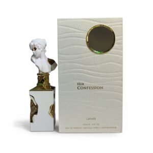 Lattafa Her Confession Eau de Parfum — 100ml — fragrance available at Kendera Skincare & Cosmetics, Enugu