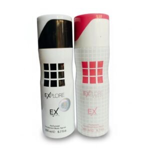 Explore EX Parfum Perfumed Deodorant Body Spray Collection — 200ml — fragrance available at Kendera Skincare & Cosmetics, Enugu