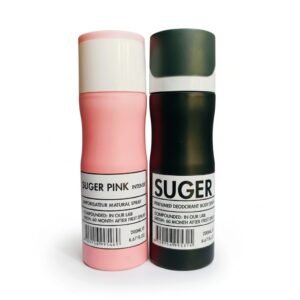 Suger Perfumed Deodorant Body Spray Collection – 200ml — fragrance available at Kendera Skincare & Cosmetics, Enugu