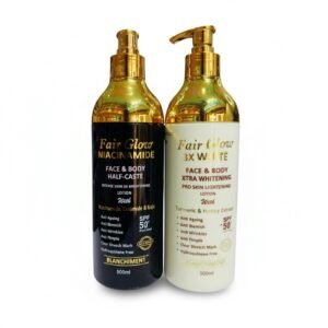 Fair Glow Face & Body Lotion Collection — 500ml — skincare available at Kendera Skincare & Cosmetics, Enugu