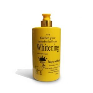 Golden Glow Intensive Half-Cast Whitening Shower Cream – 1000ml — skincare available at Kendera Skincare & Cosmetics, Enugu