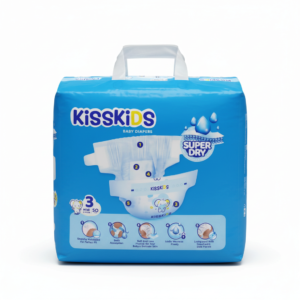 Kisskids Super Dry Baby Diapers — baby care available at Kendera Skincare & Cosmetics, Enugu
