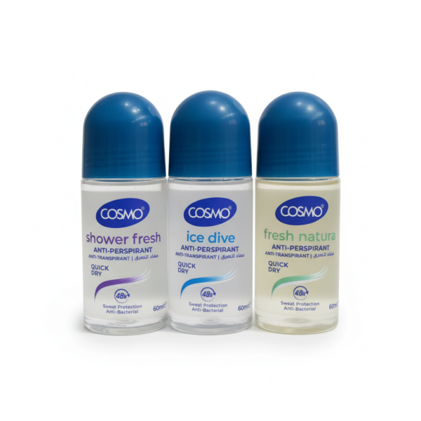 Cosmo Quick Dry Anti-Perspirant Roll-On Collection — 60ml