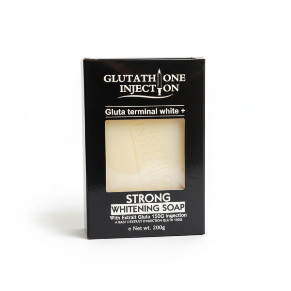 Glutathione Injection Gluta Terminal White+ Strong Whitening Soap — 200g