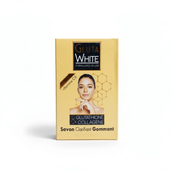 Gluta White Glutathione & Collagen Clarifying Exfoliating Soap — 190g