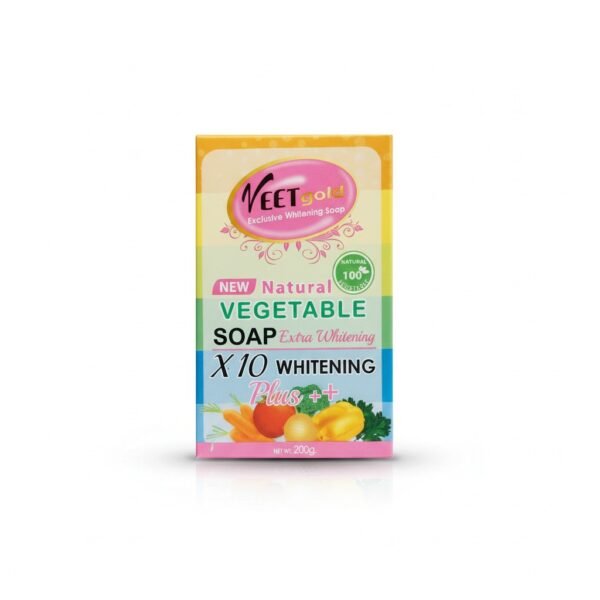 VeetGold Natural Vegetable Soap X10 Whitening — 200g