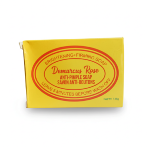Demarcus Rose Brightening + Firming Anti-Pimple Soap — 135g — soap available at Kendera Skincare & Cosmetics, Enugu